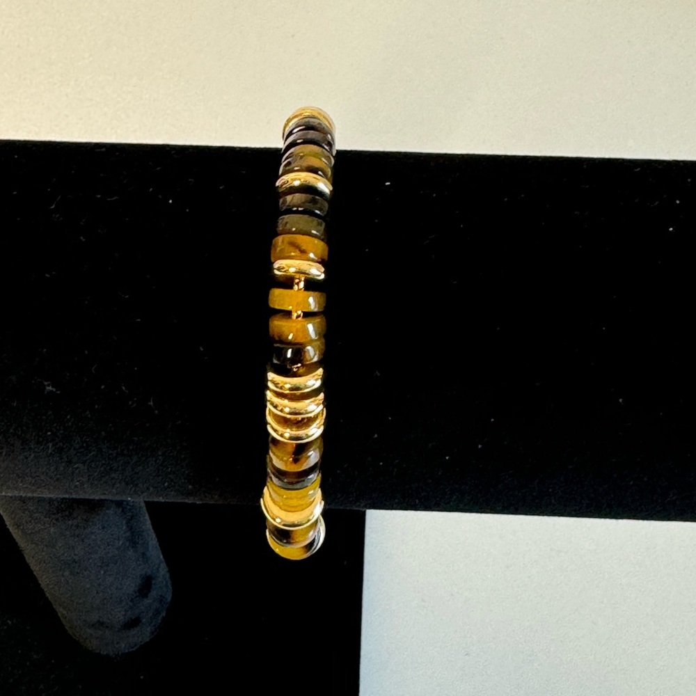 Loft Tortoiseshell Brown Pull Tie Bracelet
